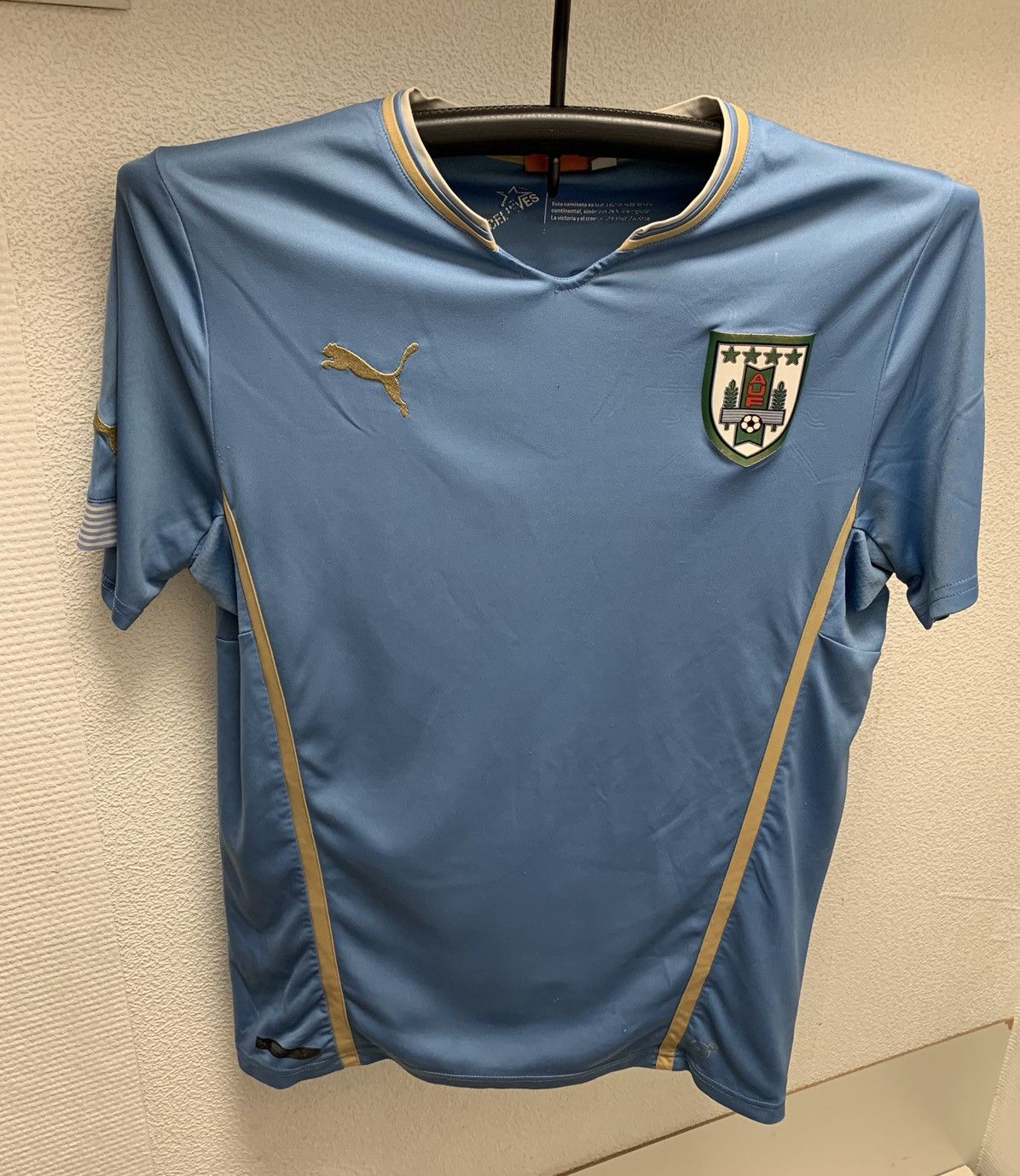 Puma Puma Uruguay Suarez 9 AUF soccer jersey M Size US M / EU 48-50 / 2 - 2 Thumbnail