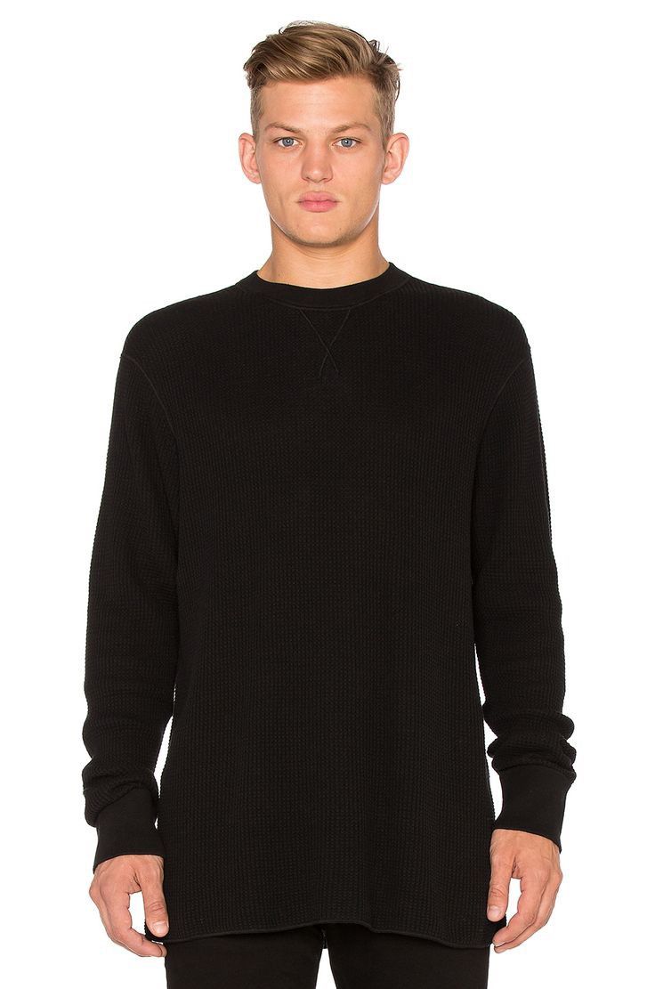 Alexander Wang GRAIL🔥FW13 Alexander Wang Elongated Sleeve Waffle Sweater Size US M / EU 48-50 / 2 - 1 Thumbnail