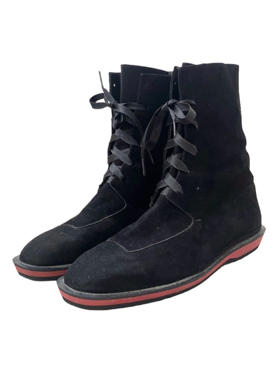 Vintage Issey Miyake Suede Lace Up Ankle Boots