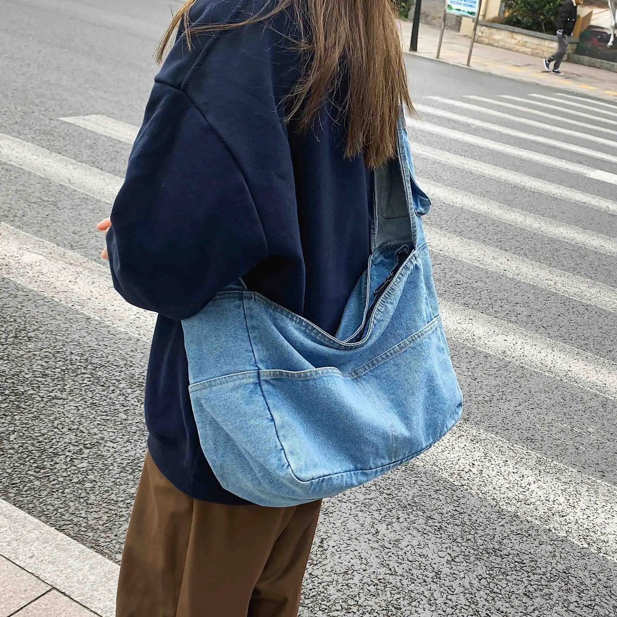 Other Muti-purpose Denim Blue Women Bags Size ONE SIZE - 9 Thumbnail
