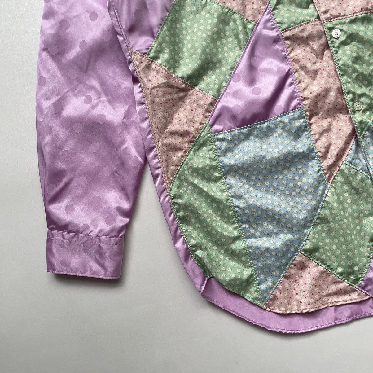 A/W 07 Patchwork Satin Shirt Shirts Button Ups