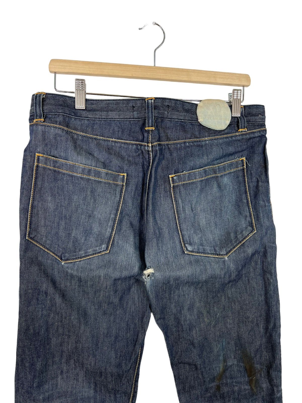 Raf by Raf Simons 💥 RAF BY RAF SIMONS DYED DENIM JEANS MADE IN ITALY Size US 34 / EU 50 - 9 Thumbnail