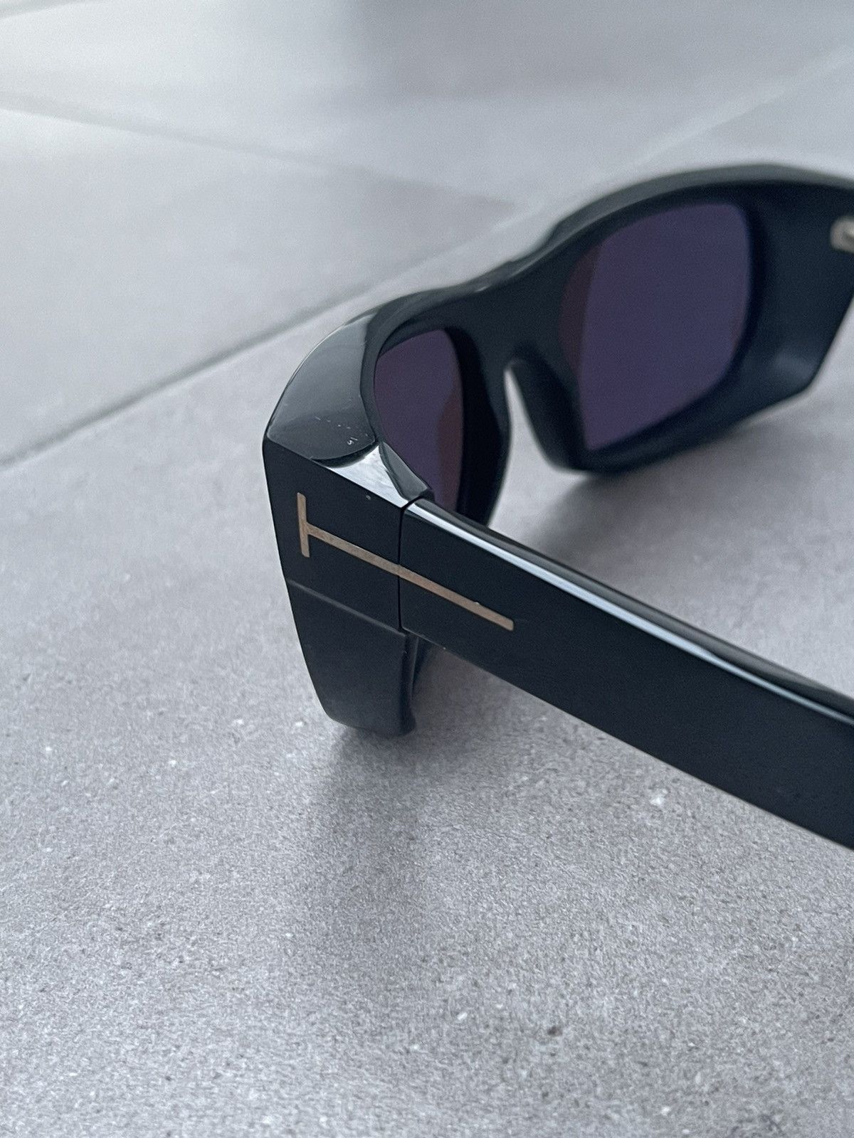 Tom Ford !DS! Tom Ford Toby TF440 01A 3D Square Black Sunglasses Size ONE SIZE - 7 Thumbnail