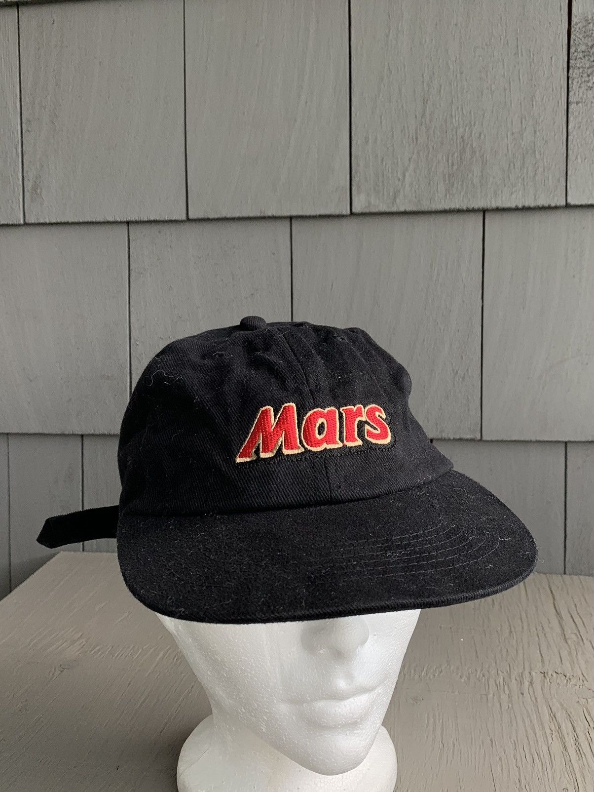 Other × Vintage 90s Vintage Mars Bar Chocolate Candy Black Baseball Cap Dad Size ONE SIZE - 2 Thumbnail
