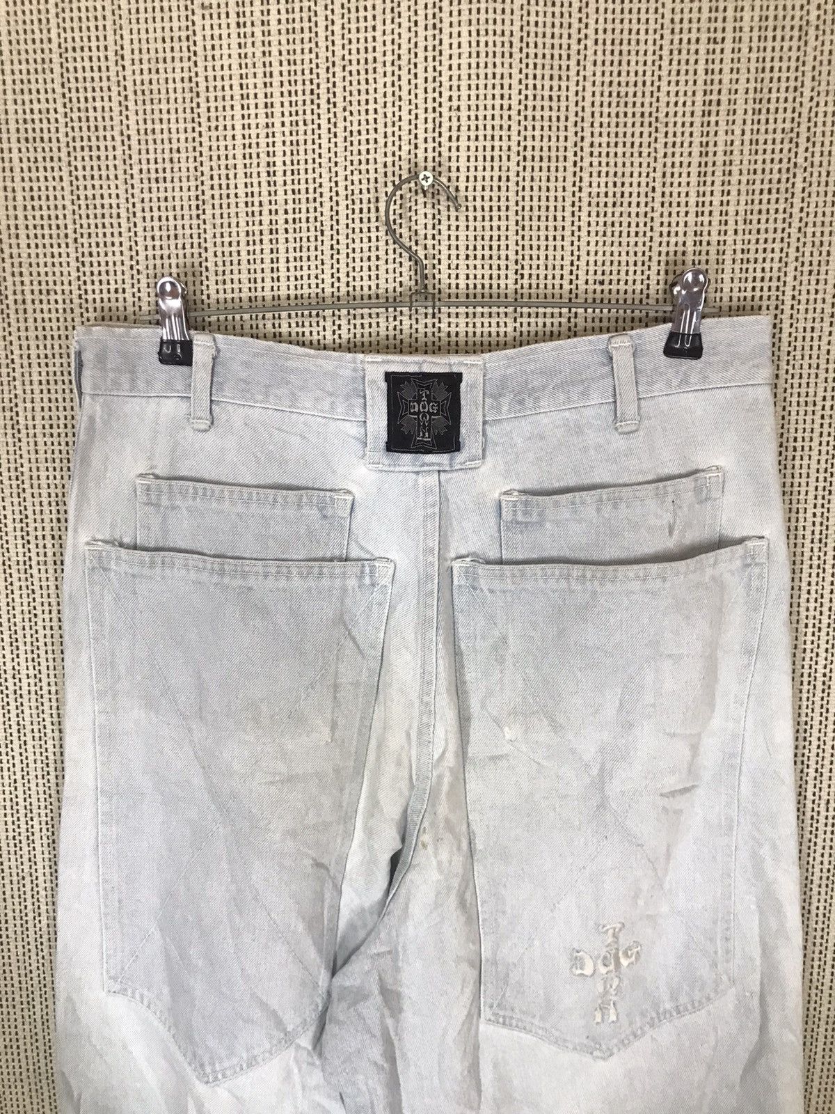 Dogtown × Vintage ‼️VINTAGE 90s DOGTOWN BAGGY PANT DISTRESSED HIPHOP STYLE‼️ Size US 32 / EU 48 - 7 Thumbnail
