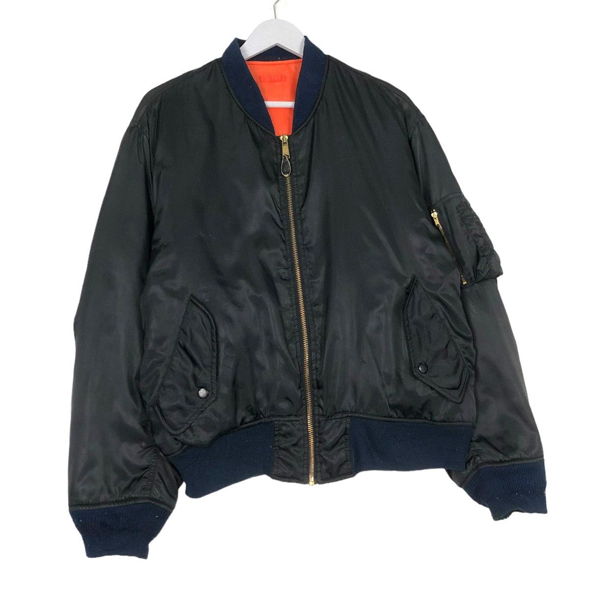 Beauty Beast × Japanese Brand 💥90s JAPAN MA-1 FLIGHT RIOT BOMBER JACKET Size US L / EU 52-54 / 3 - 4 Thumbnail