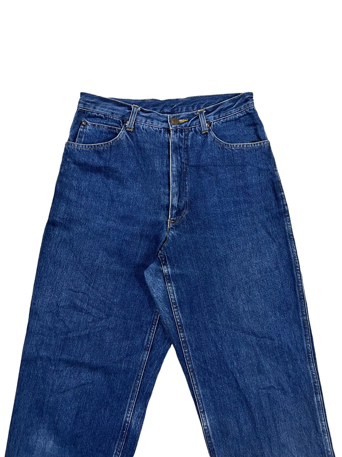 Comme des Garcons Homme ARCHIVE 80s Homme High Waist Baggy Gabardine 🎈Classic Denim Size US 28 / EU 44 - 4 Thumbnail