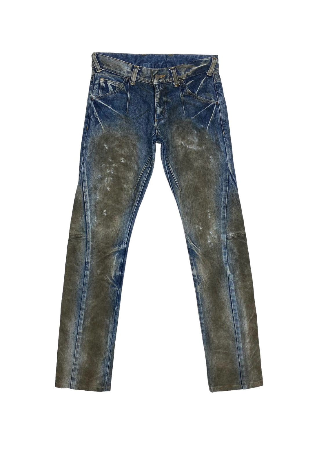 Rare‼️ Vintage Tornado Mart Distressed Jeans Made in Japan