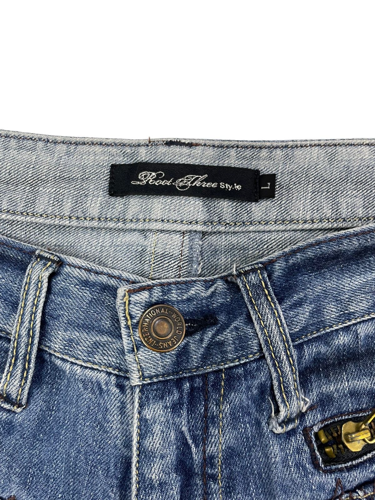 PPFM Vintage RootThree Japan Flare Jeans Size US 31 - 8 Thumbnail