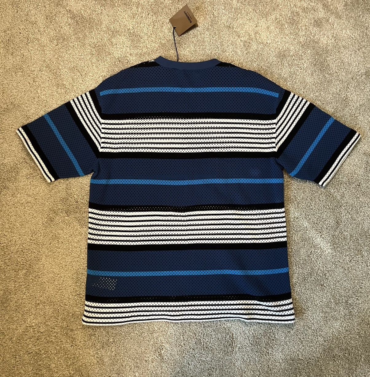 Burberry Burberry Striped Knit Short Sleeve Shirt Size US M / EU 48-50 / 2 - 3 Thumbnail