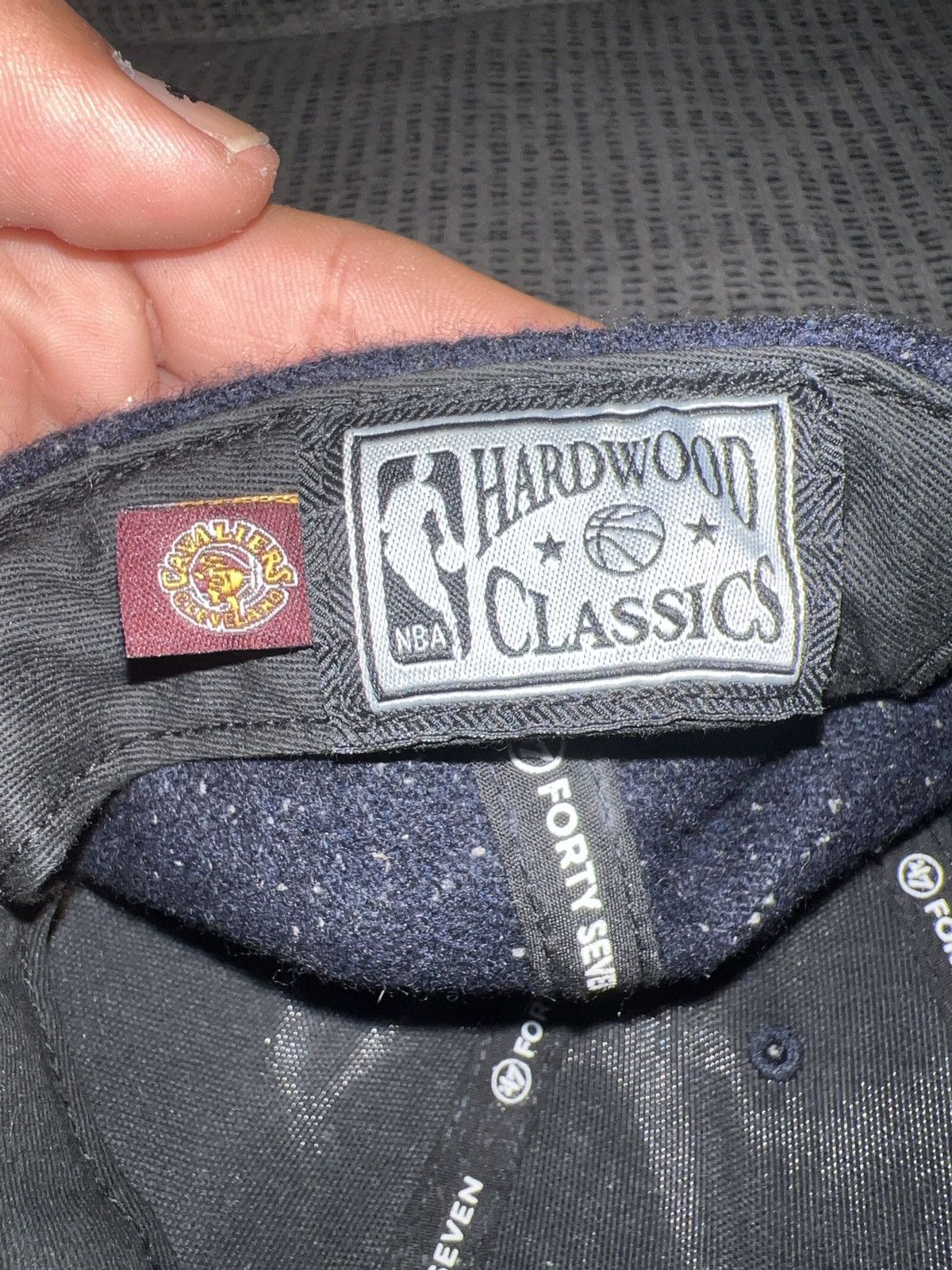 47 Brand 47 Brand NBA Hardwood Classics Cleveland Cavaliers Snapback Size ONE SIZE - 17 Thumbnail