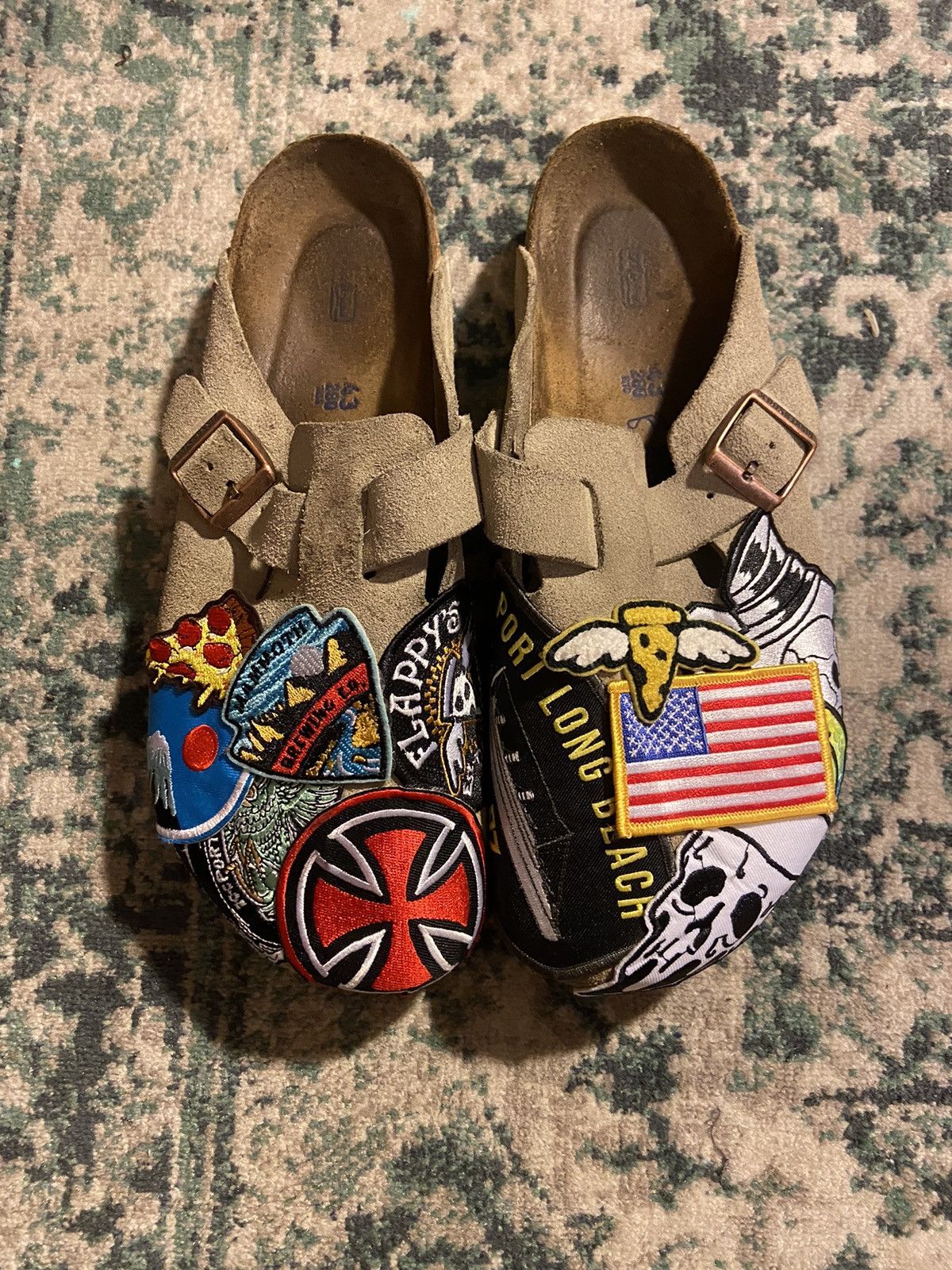 Birkenstock Boston Taupe custom size 43