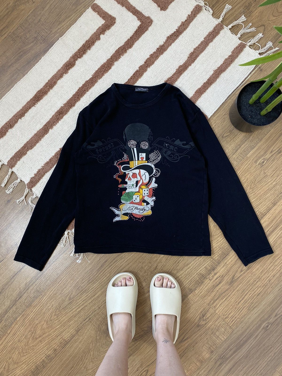 Christian Audigier ED HARDY AVANT GARDE STRAIN LONGSLIVE Size L / US 10 / IT 46 - 2 Thumbnail