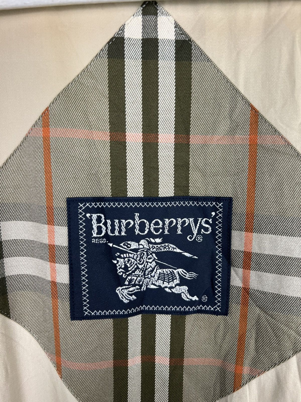Burberry 🔥 80s BURBERYS TRENCHCOAT NOVA CHECK LINING NICE DESIGN Size US M / EU 48-50 / 2 - 8 Thumbnail