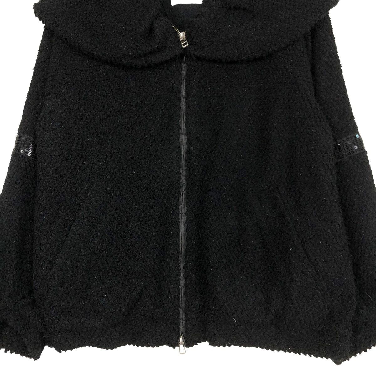 Issey Miyake × Japanese Brand × Tsumori Chisato 💥TSUMORI CHISATO KNIT BALOON BIG COLLAR JACKET Size M / US 6-8 / IT 42-44 - 4 Thumbnail