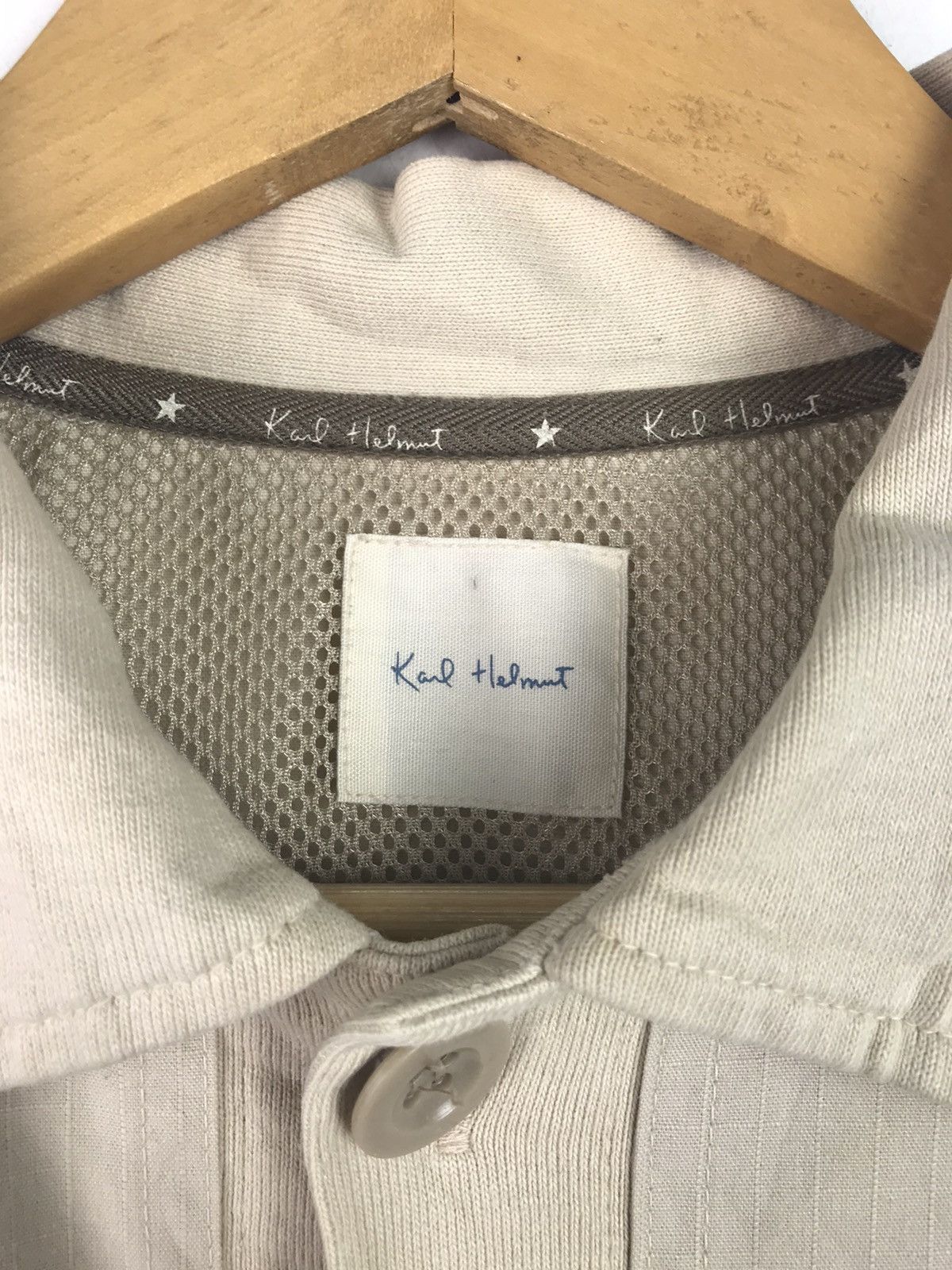 Karl Helmut × Vintage Vintage Karl Helmut Button ups Rare Patch Design Size US M / EU 48-50 / 2 - 4 Thumbnail
