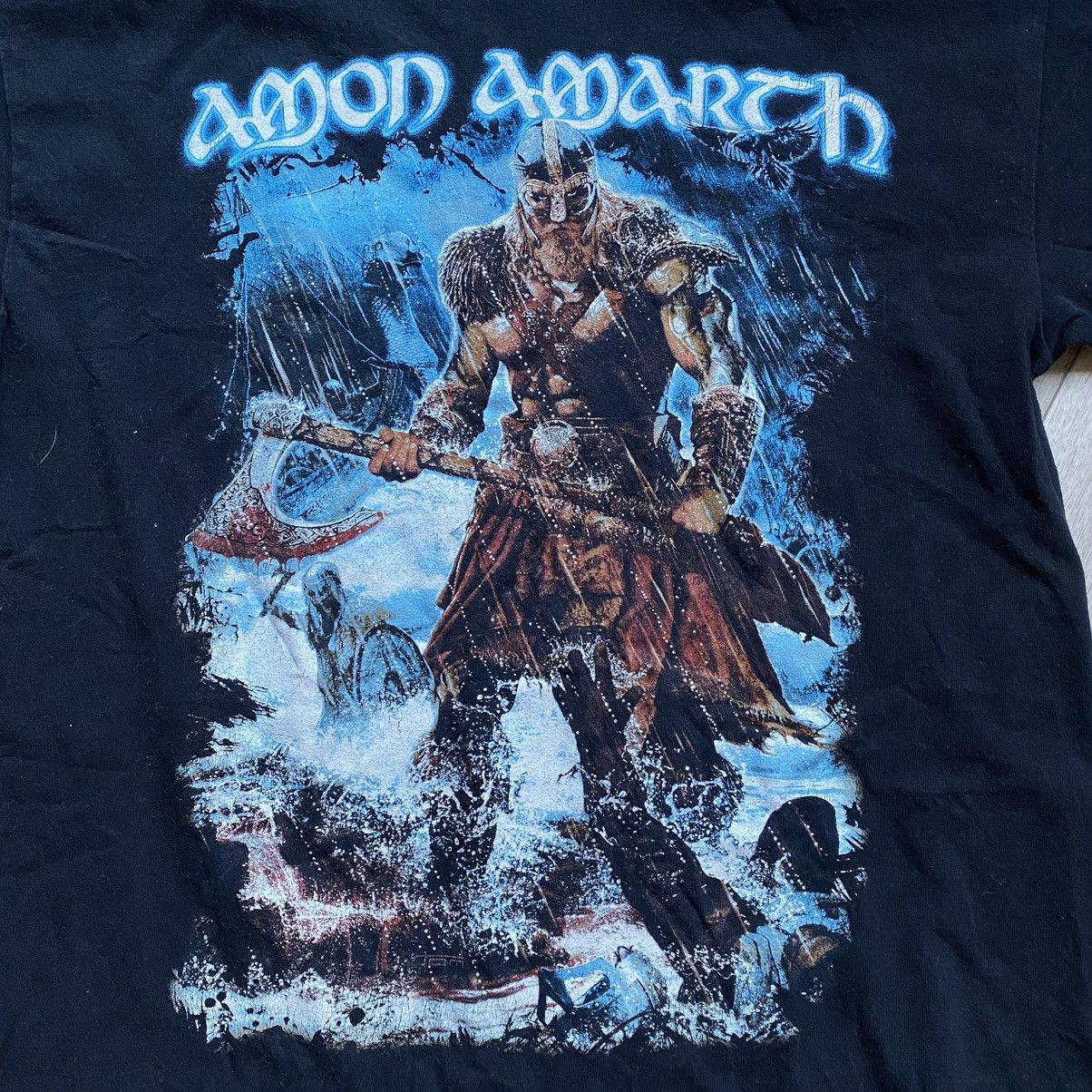 Band Tees VINTAGE AMON AMARTH METAL BAND VIKINGS T SHIRT Size US L / EU 52-54 / 3 - 3 Thumbnail