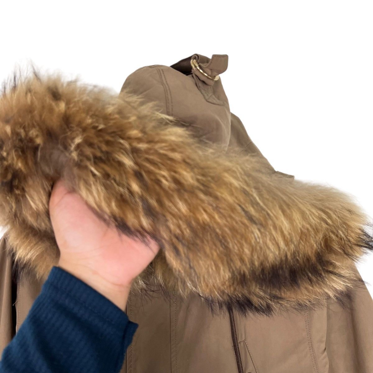 Bark 🔥 BARK X NANO UNIVERSE REAL FUR CHINESE RACCOON TRIM PARKA Size US M / EU 48-50 / 2 - 5 Thumbnail