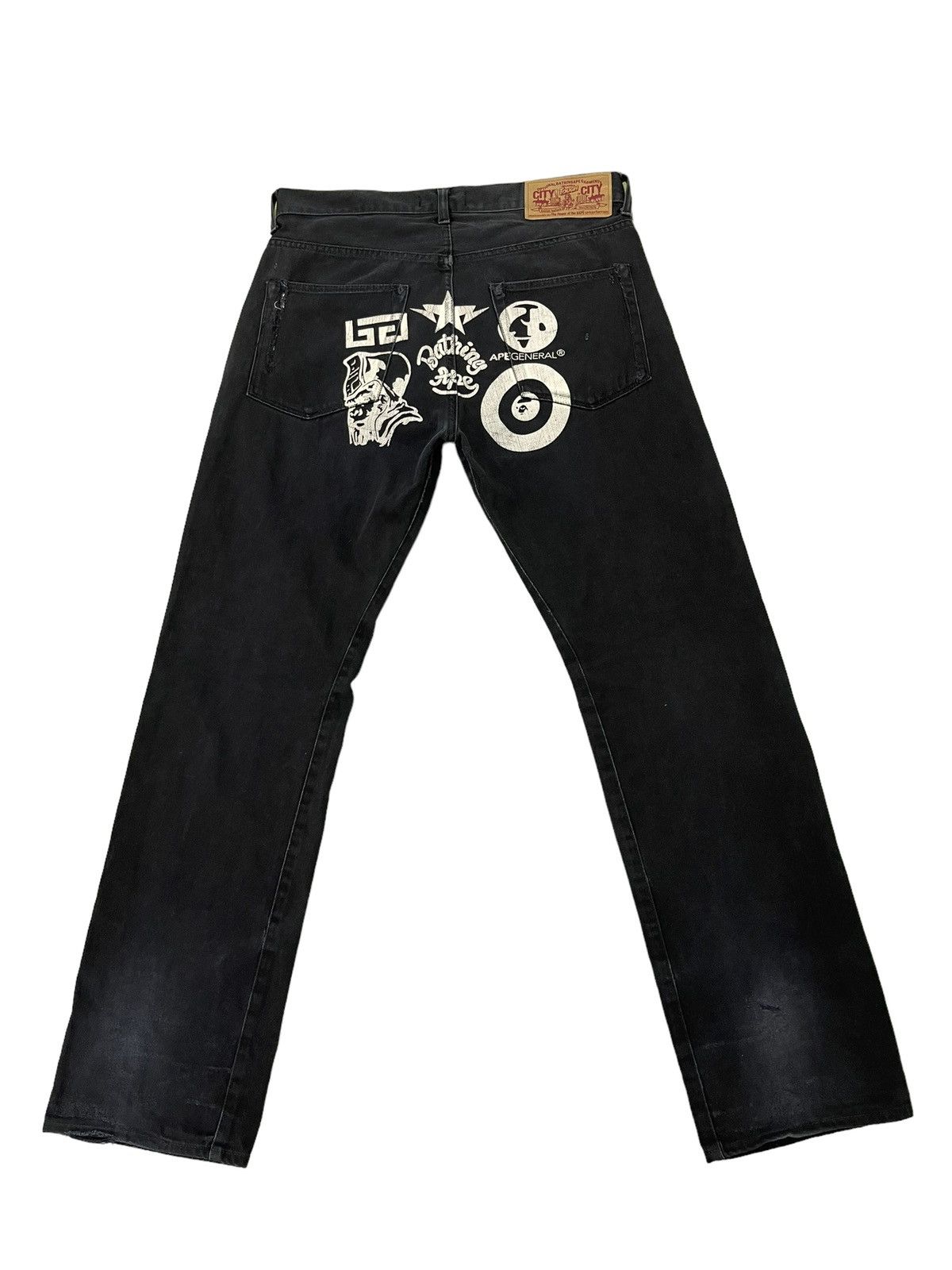 Bape Multi Logo Denim Size US 34 / EU 50 - 2 Thumbnail