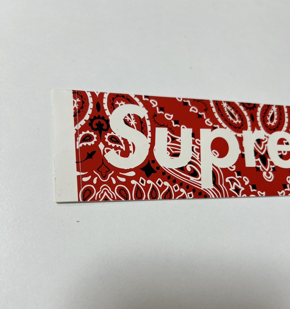 Supreme Supreme paisley box logo sticker Size ONE SIZE - 2 Thumbnail
