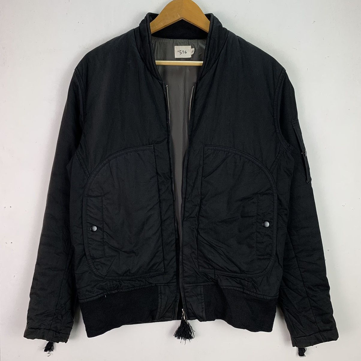 Japanese Brand × Vintage Japanese brand full zip bomber jacket Size US L / EU 52-54 / 3 - 1 Thumbnail