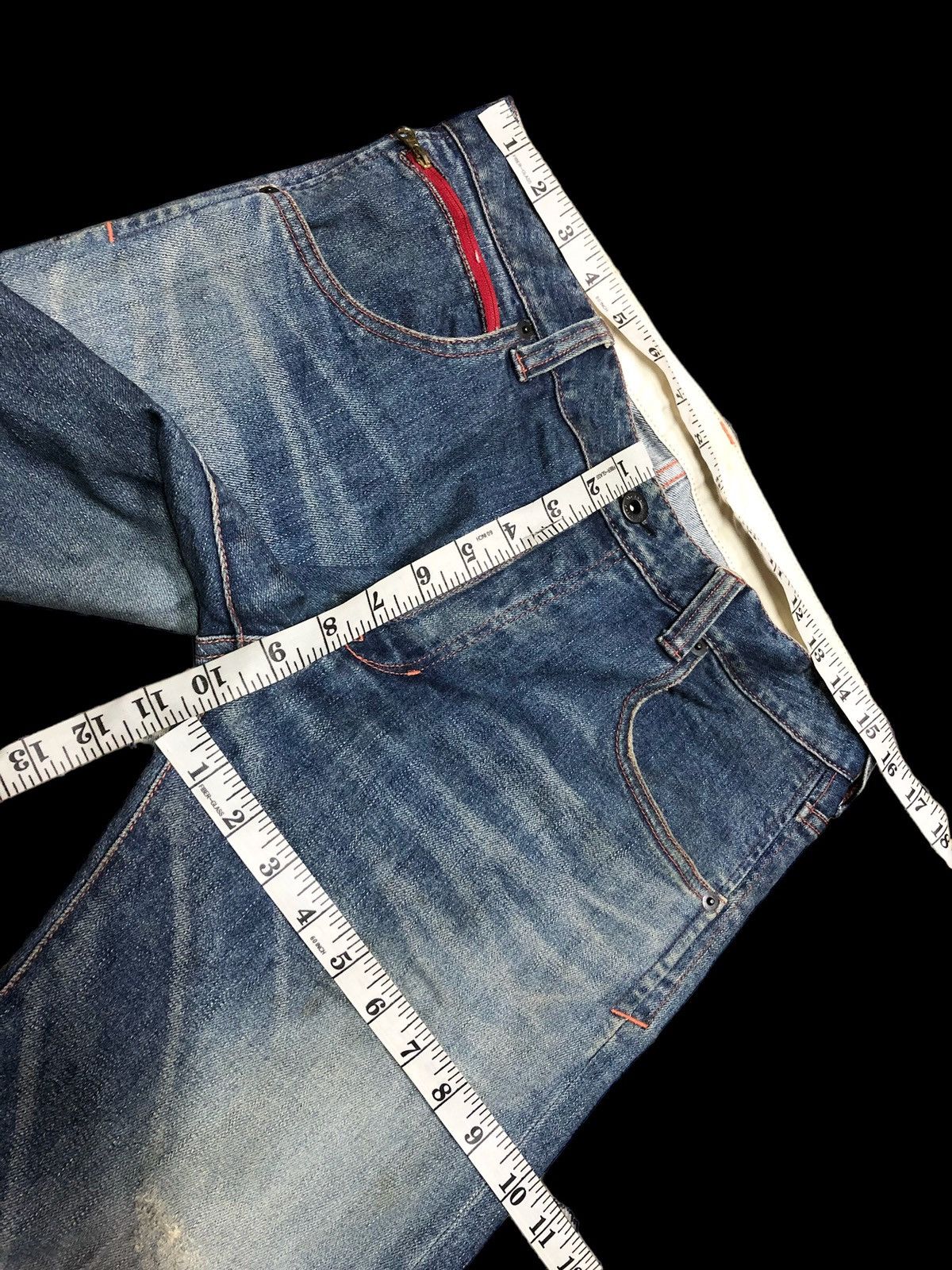 Japanese Brand STRECTHABLE THE FOURTHIRTY BRAND DISTRESSED DENIM Size US 31 - 8 Thumbnail