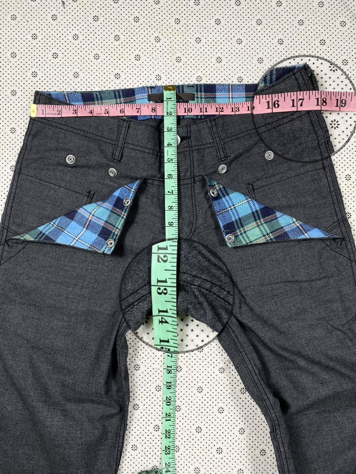Japanese Brand Salt & Papper Pant By Blue Ways Japanease Brand Size US 35 - 3 Thumbnail