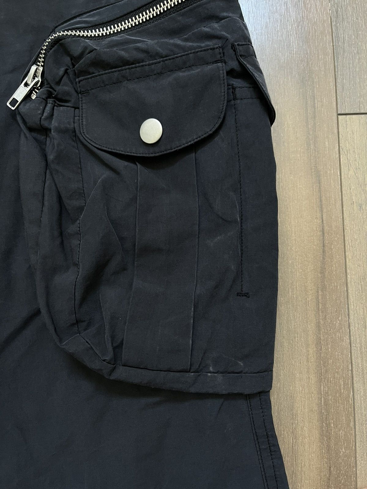 FFFPOSTALSERVICE Fffpostalservice v1 black flare cargo pants size 30 Size US 30 / EU 46 - 4 Thumbnail