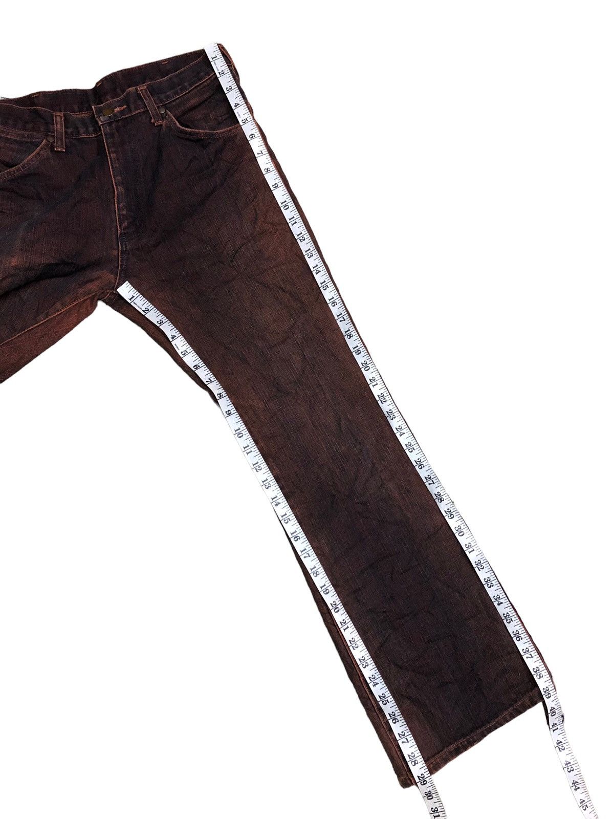 Wrangler FLARED⚡️⚡️RUSTY BLUE VINTAGE WRANGLER DENIM Size US 31 - 6 Thumbnail