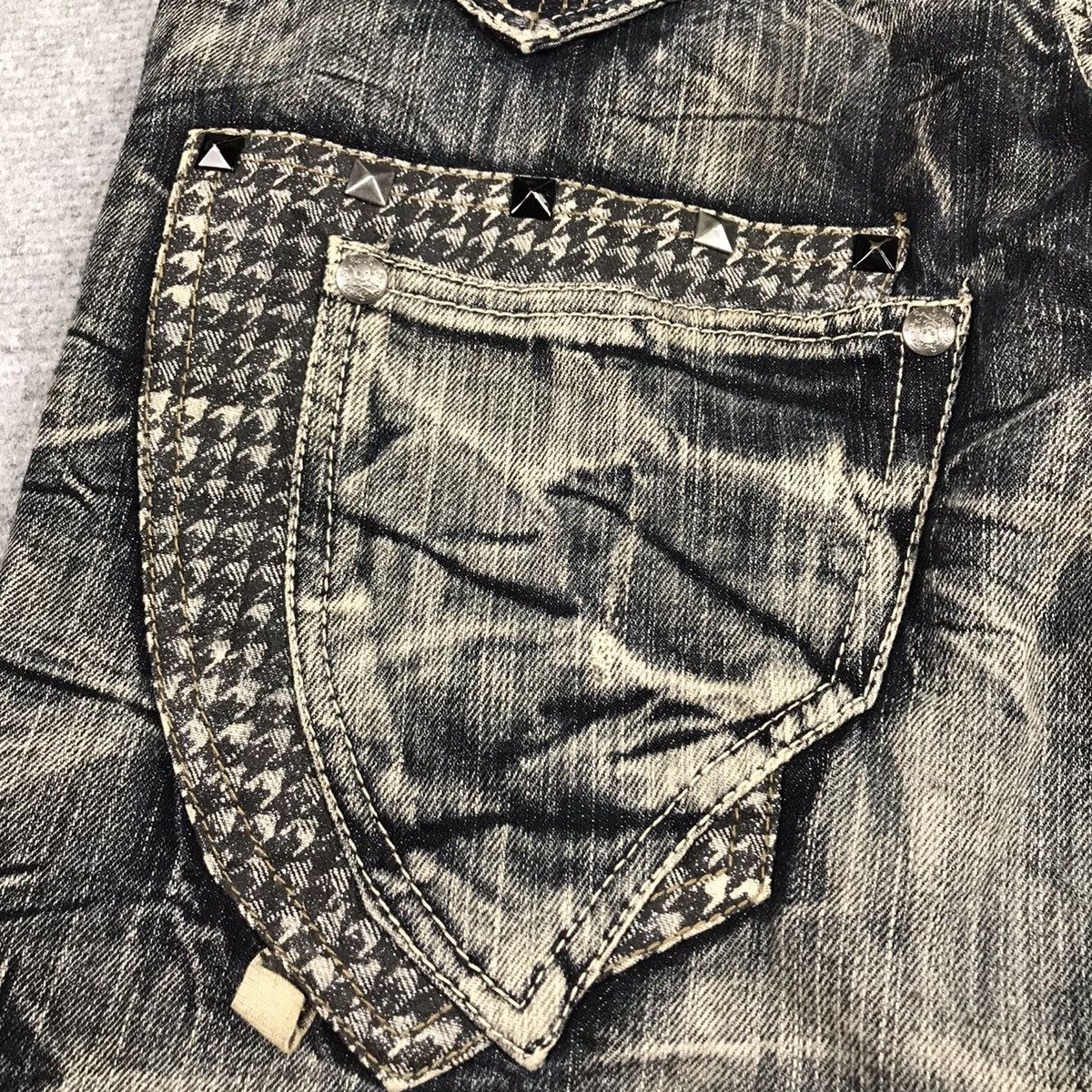 Japanese Brand FLARE DENIM⚡️BLOB BY BLUE BOOTCUT PUNK DENIM PANTS /130 Size US 30 / EU 46 - 15 Thumbnail