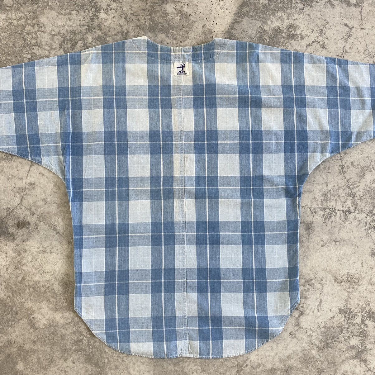 Hai Sporting Gear VTG Hai Sporting Miyake Studio Checker Half Button Shirt Size US M / EU 48-50 / 2 - 12 Thumbnail
