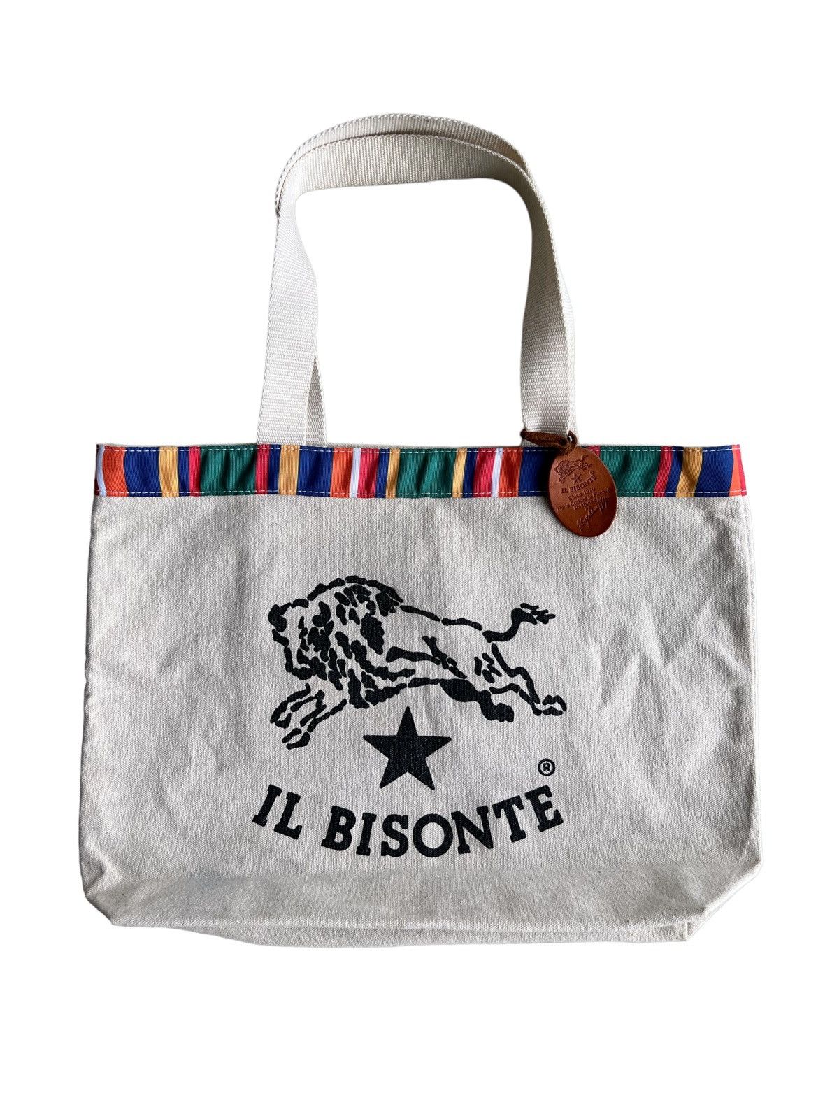 Il Bisonte Il Bisonte 🇮🇹 Handcrafted in Firenzi Canvas Leather Bag Size ONE SIZE - 1 Thumbnail