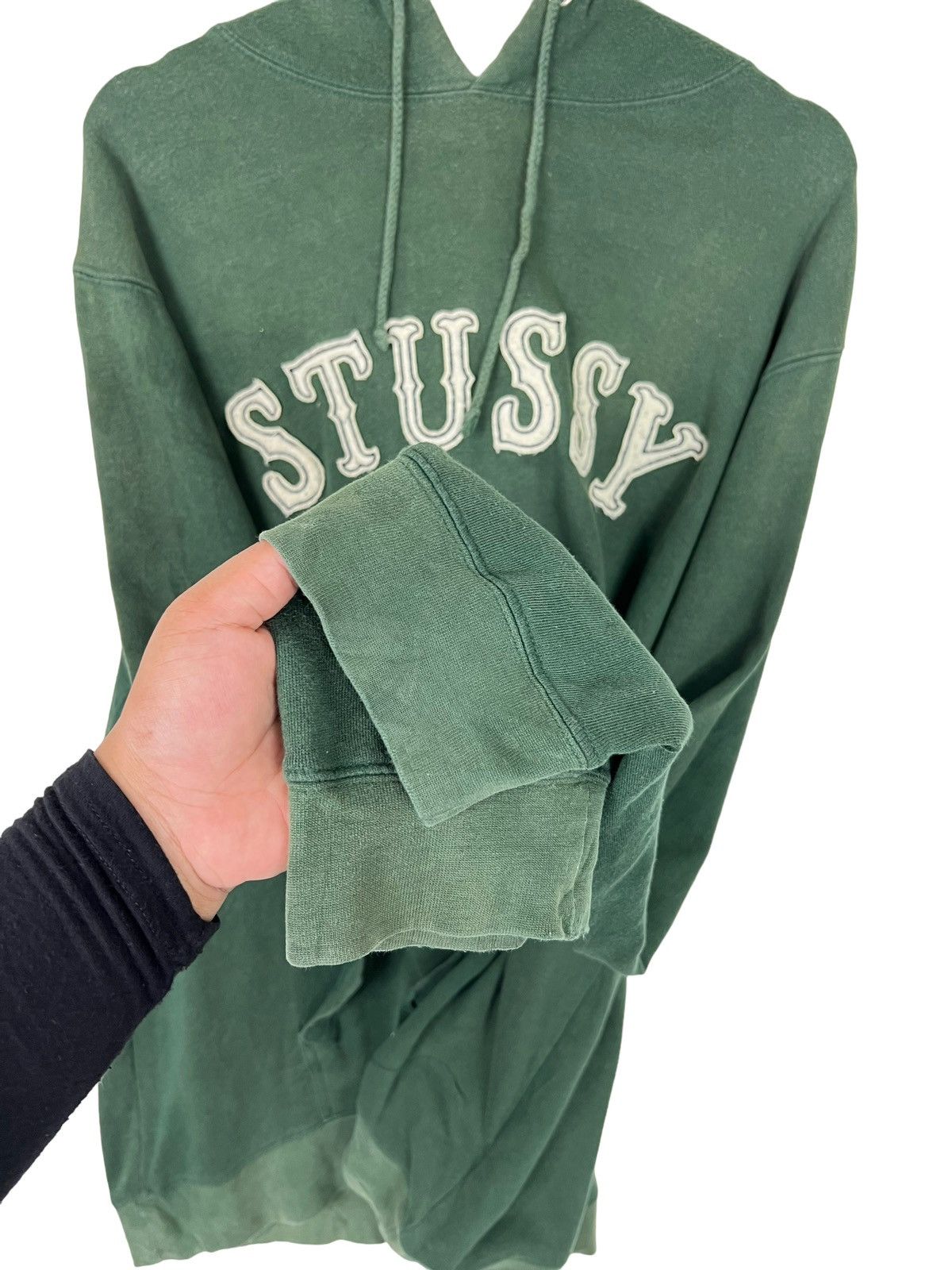 Stussy 🔥 1990s STUSSY SPELL OUT BIG LOGO HOODIES JUMPER Size US M / EU 48-50 / 2 - 7 Thumbnail