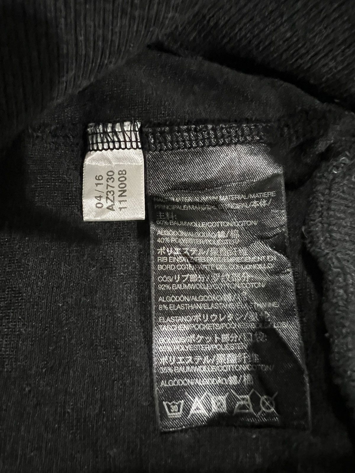 Y-3 GRAIL🔥AW15 Yohji Yamamoto Y-3 ™️ Logo Black Zipper Sweater Size US M / EU 48-50 / 2 - 8 Thumbnail