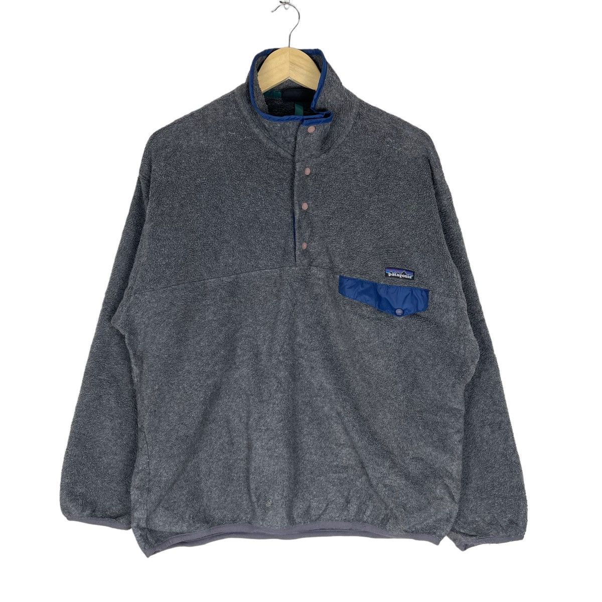 🌟PATAGONIA FLEECE SINGLE POCKET HALF SNAP BUTTON JACKET