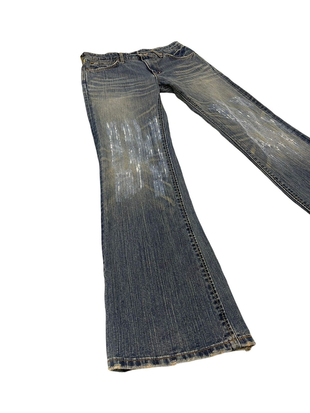 Flare Jeans Wrangler Distress Boot Cut 6🟦0