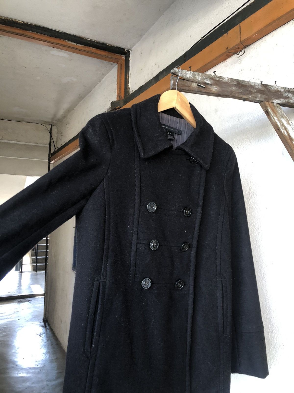 Marc Jacobs Marc by Marc Jacobs Double Breasted Wool Peacoat Size US M / EU 48-50 / 2 - 7 Thumbnail