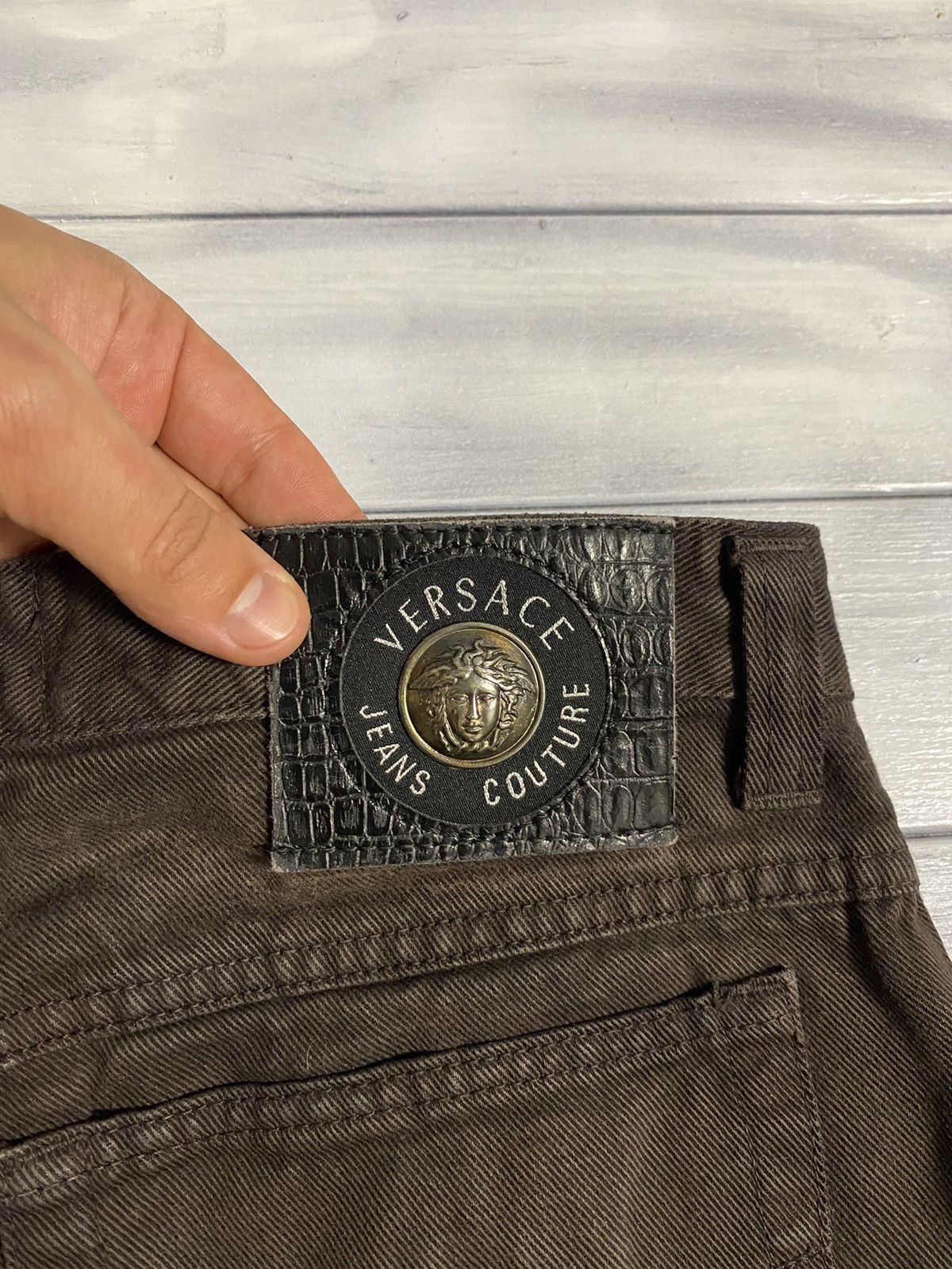 Versace Jeans Couture Rare Vintage Jeans Versace Medusa Gorgon Logo. Luxury. Size US 32 / EU 48 - 8 Thumbnail