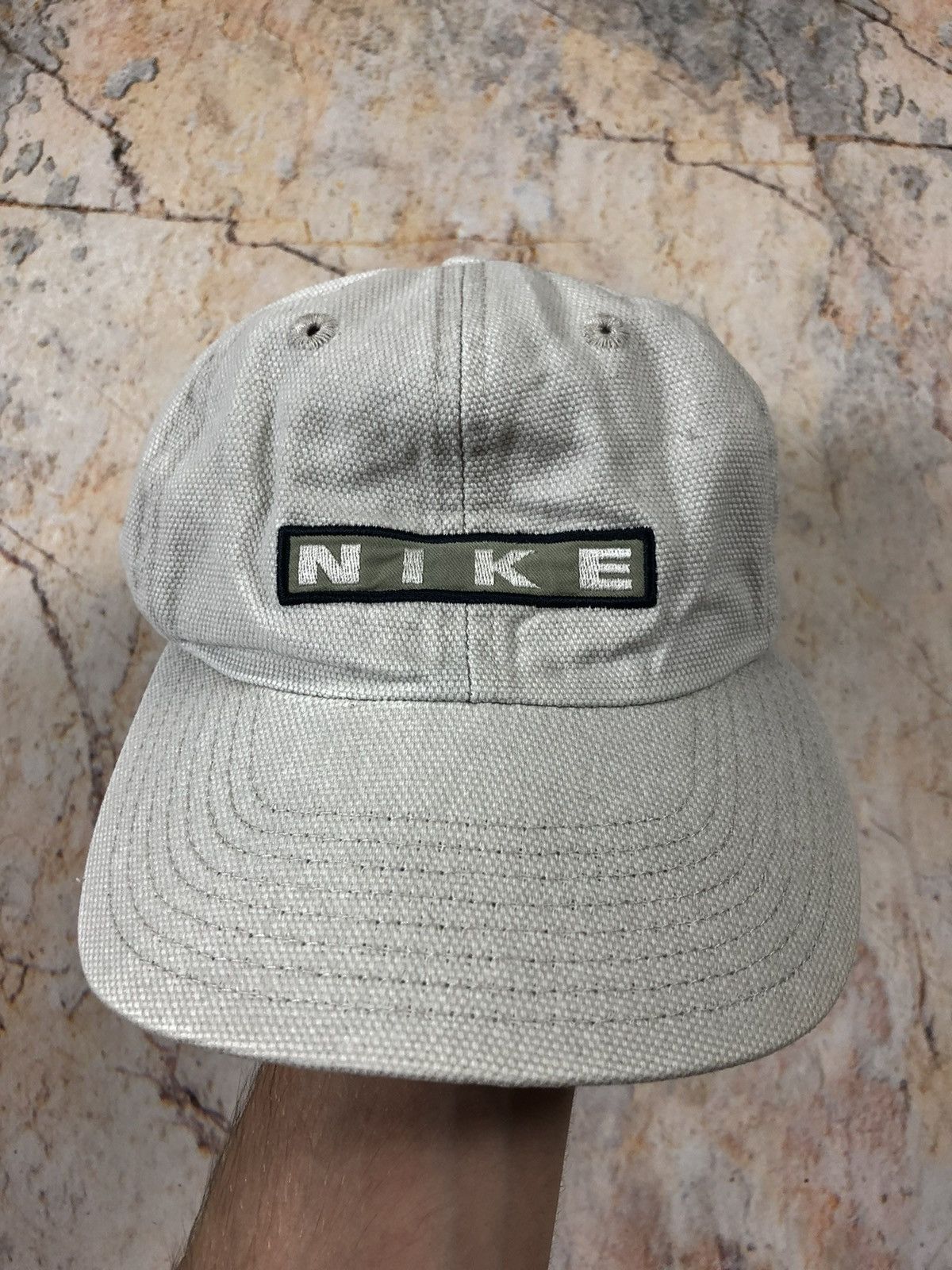 Nike × Vintage Nike vintage rare big logo hat cap Size ONE SIZE - 1 Thumbnail