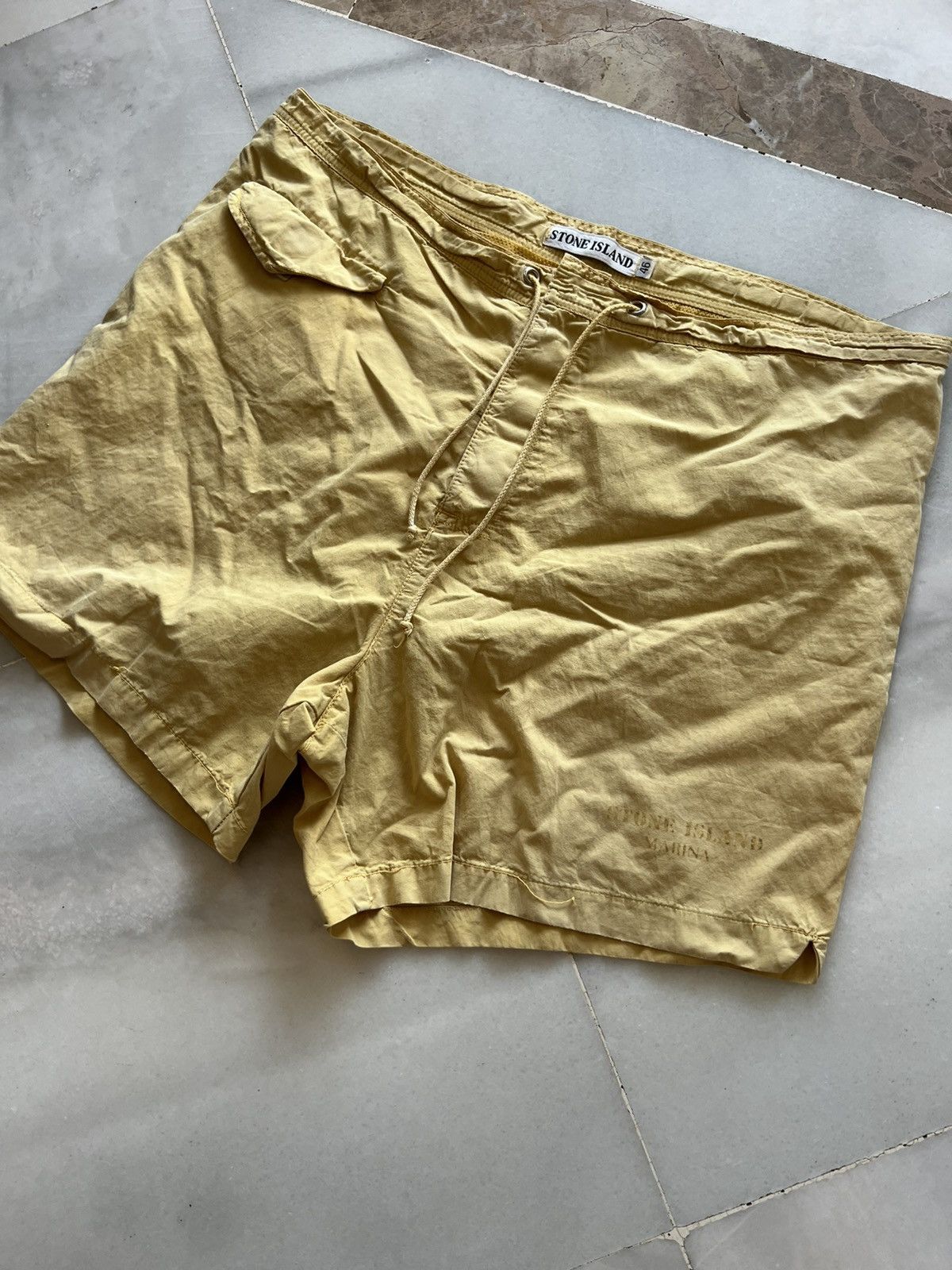 Stone Island Stone island marina vintage rare swim shorts Size US 33 - 3 Thumbnail