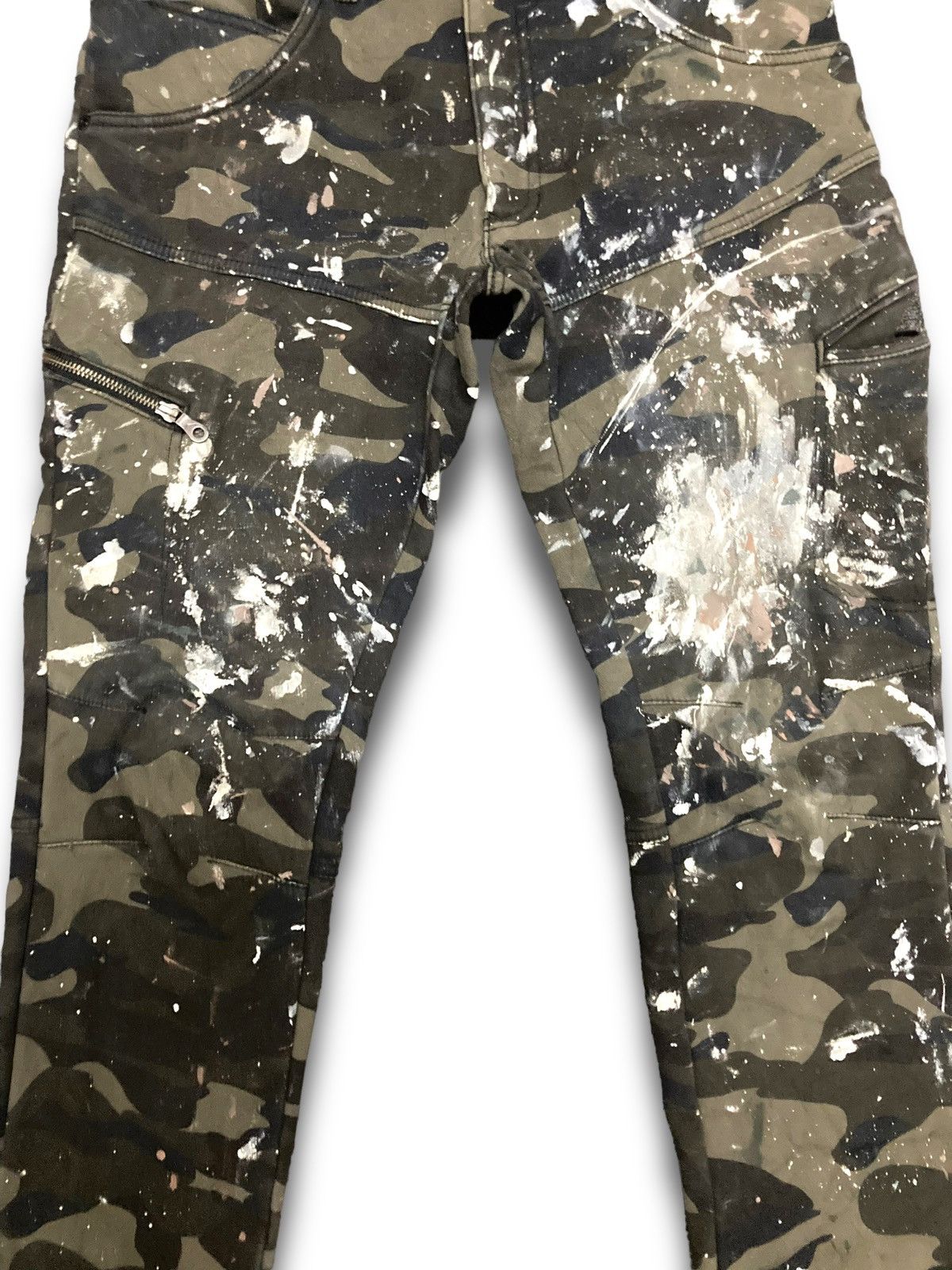 Japanese Brand Vintage Heavy Art Trashed Paint Cargo Size US 30 / EU 46 - 3 Thumbnail