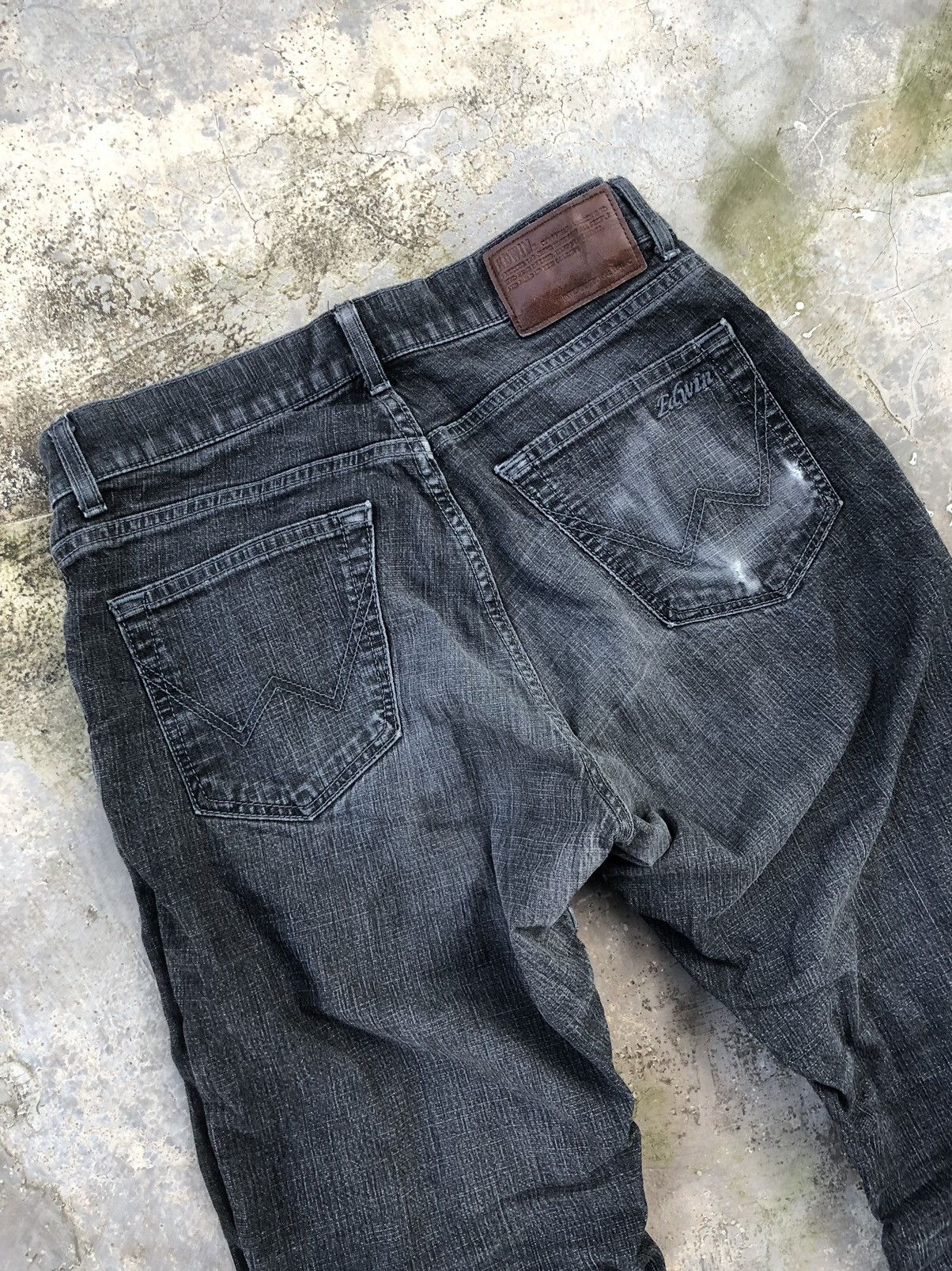 Edwin × Vintage Vintage Edwin Denim Black Jeans Size US 28 / EU 44 - 6 Thumbnail