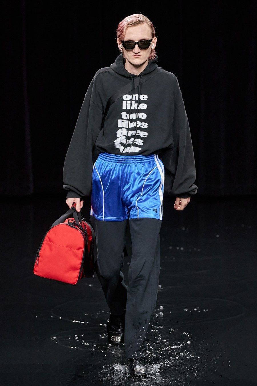 Balenciaga Blurred “One Like” hoodie (Winter 2020)