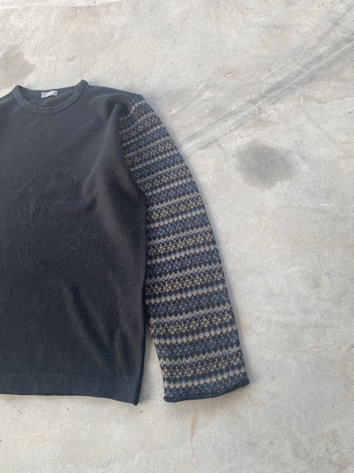 Comme des Garcons COMME DES GARCONS HOMME LONG SLEEVE TEE BLACK Size US M / EU 48-50 / 2 - 2 Thumbnail