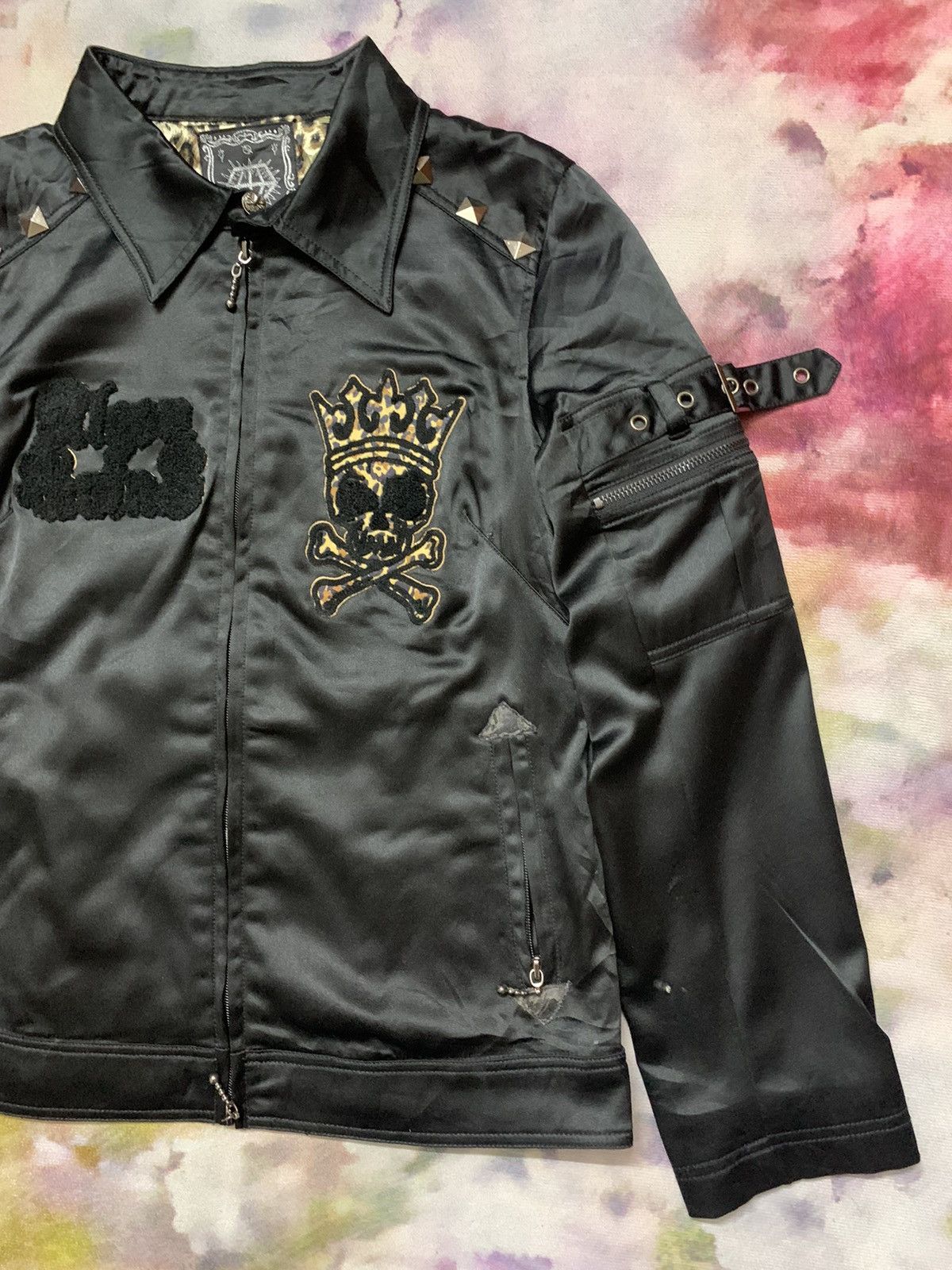 Japanese Brand Japanese Brand ALGONQUINS Rosy Punk Velour Jacket Size US S / EU 44-46 / 1 - 4 Thumbnail