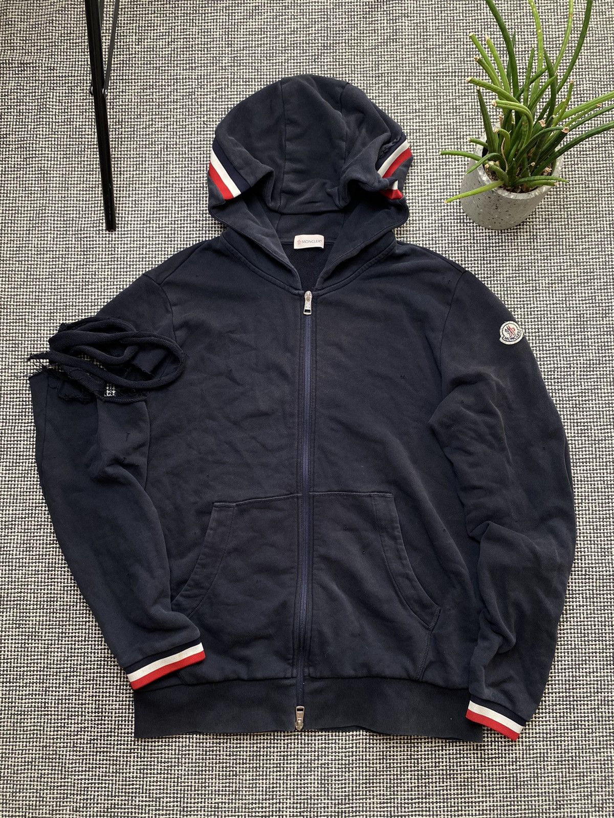 Moncler Moncler zip hoodie vintage y2k | Grailed