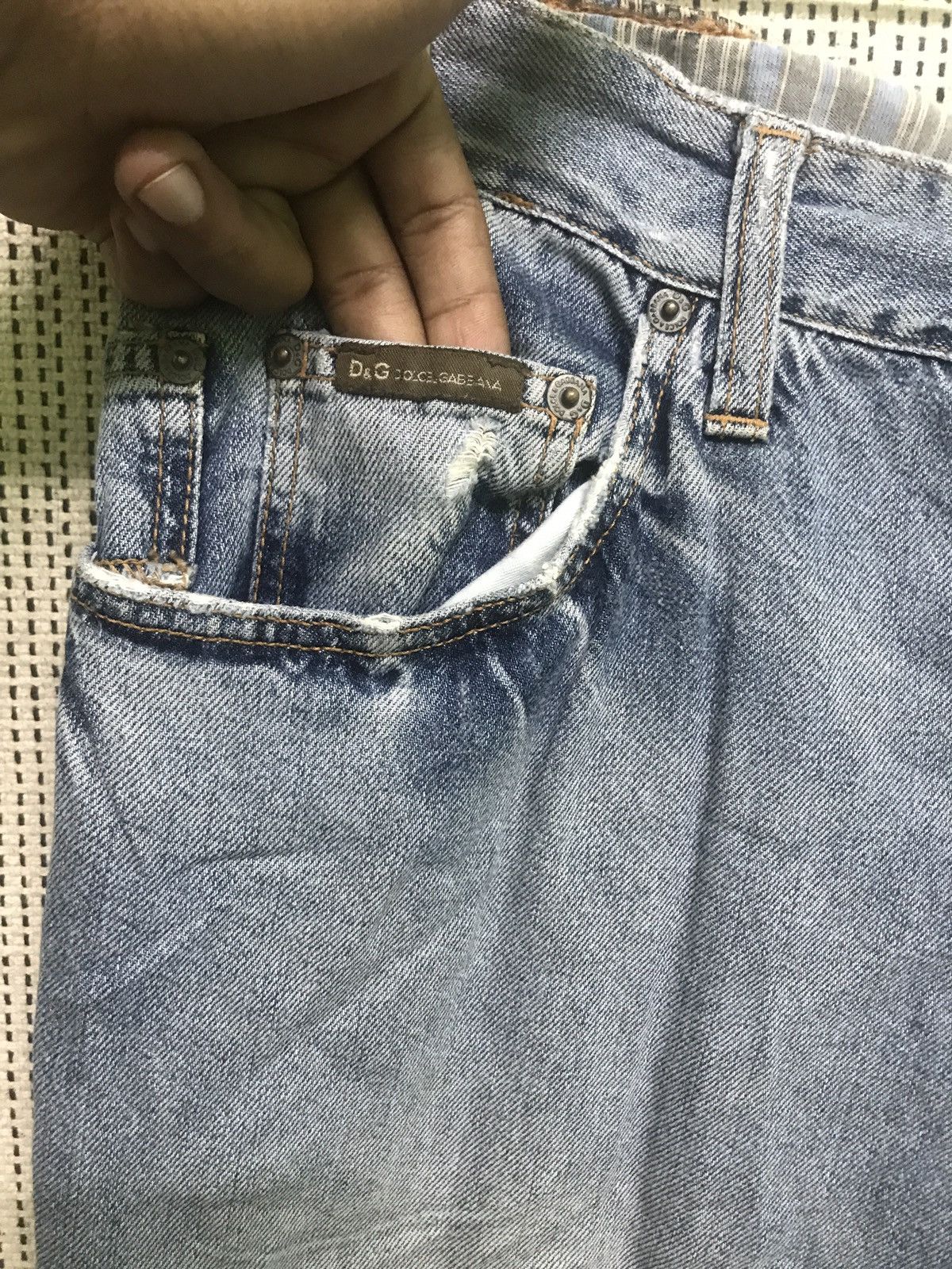 Dolce & Gabbana ‼️‼️ vintage distressed dolce & gabbana very rare Size US 34 / EU 50 - 6 Thumbnail