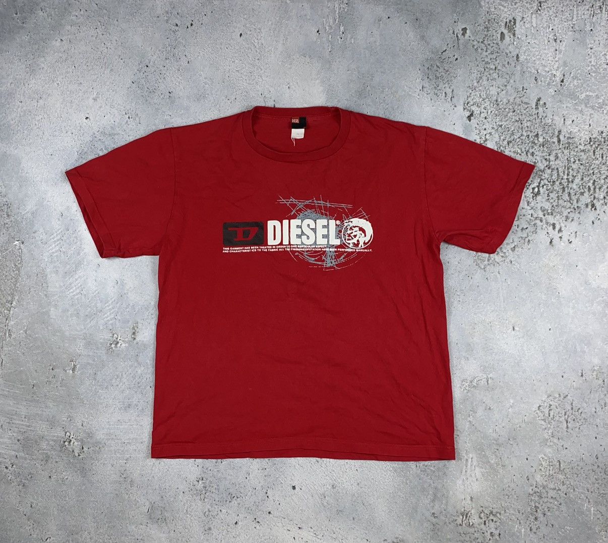 Diesel Diesel t shirt big logo vintage Rare Size US XL / EU 56 / 4 - 1 Thumbnail