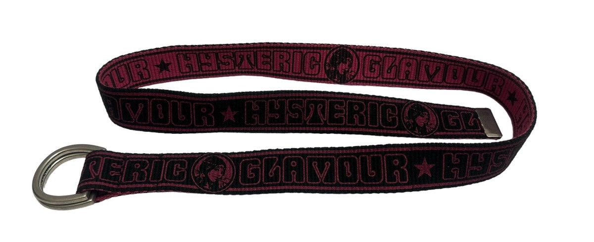 Hysteric Glamour RARE‼️ Iconic Hysteric Glamour ™️ Logo Canvas Double Ring Belt Size ONE SIZE - 6 Thumbnail