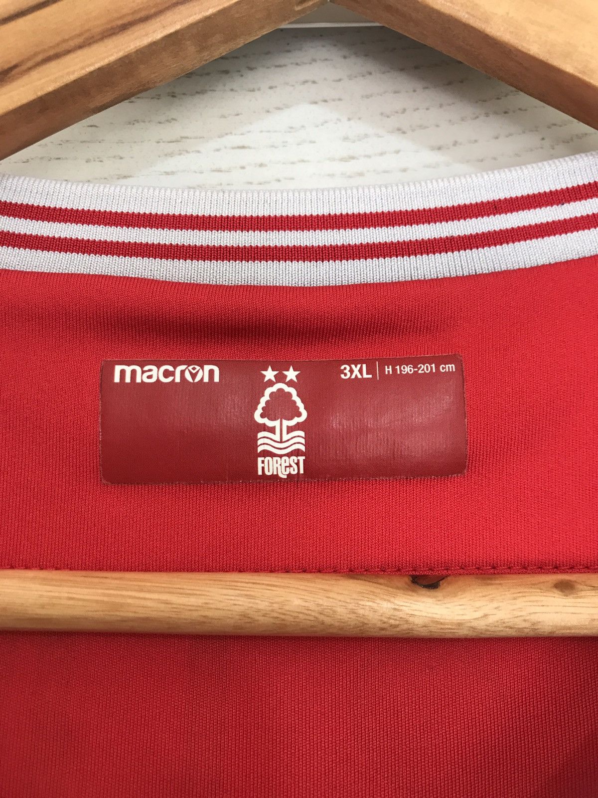 Macron Nottingham Forest 2020-2021 Home Soccer Jersey Football Kit Size US XXL / EU 58 / 5 - 7 Thumbnail